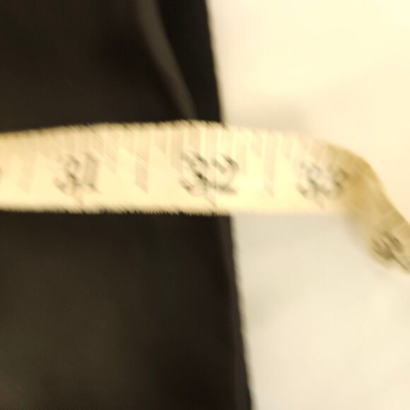 Hart Schaffner Marx Mens 46R Black Wool 3-Button Sports Coat Blazer - Picture 9 of 9